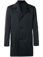 Boss Hugo Boss Single Breasted Coat, Men's, Size: 52, Blue, Polyester/cotton