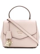 Dkny Logo Charm Tote - Pink