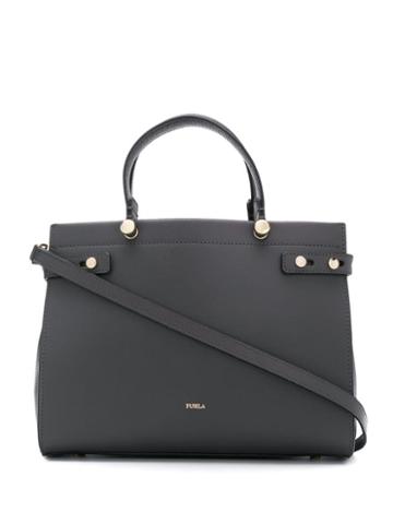 Furla Lady L Onyx Tote Bag - Grey