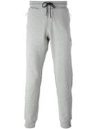 Bikkembergs Gathered Ankle Track Pants, Men's, Size: Large, Grey, Cotton/spandex/elastane