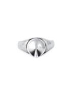Ann Demeulemeester Small Signet Ring, Men's, Size: 11, Metallic