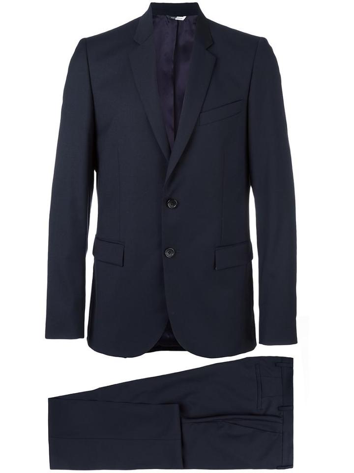 Ps By Paul Smith Two Piece Suit, Men's, Size: 40, Blue, Wool/viscose