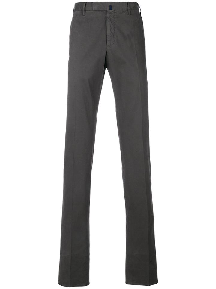 Incotex Regular Fit Chino Trousers - Grey