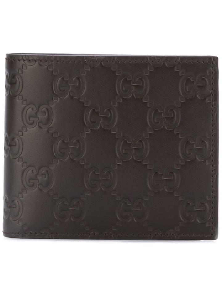 Gucci Logo Embossed Billfold Wallet