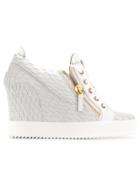 Giuseppe Zanotti Design Sonya Wedge Sneakers - White