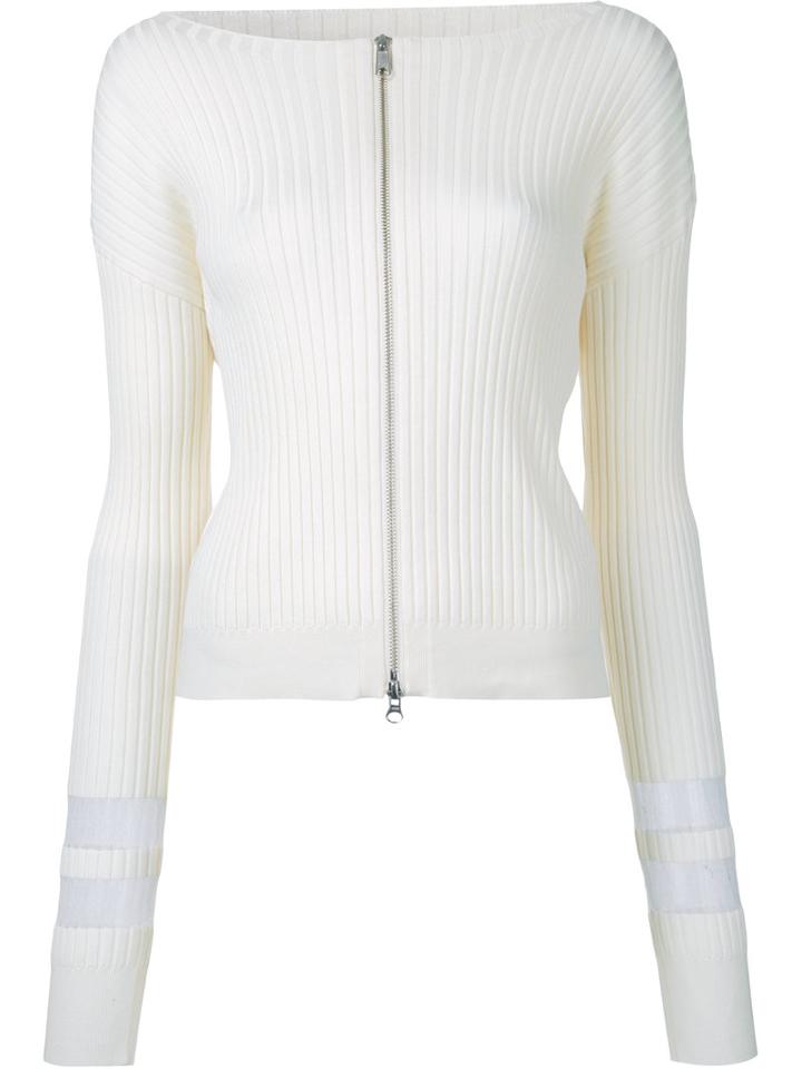 Rito - Zip-up Pullover - Women - Cotton/nylon/polyurethane - 38, White, Cotton/nylon/polyurethane