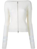 Rito - Zip-up Pullover - Women - Cotton/nylon/polyurethane - 38, White, Cotton/nylon/polyurethane