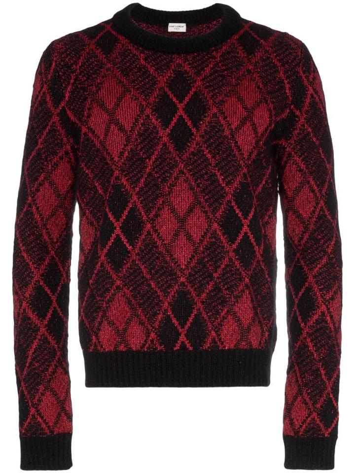 Saint Laurent Burlington Wool Jumper - Red