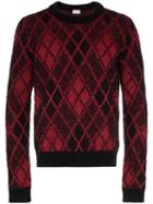 Saint Laurent Burlington Wool Jumper - Red