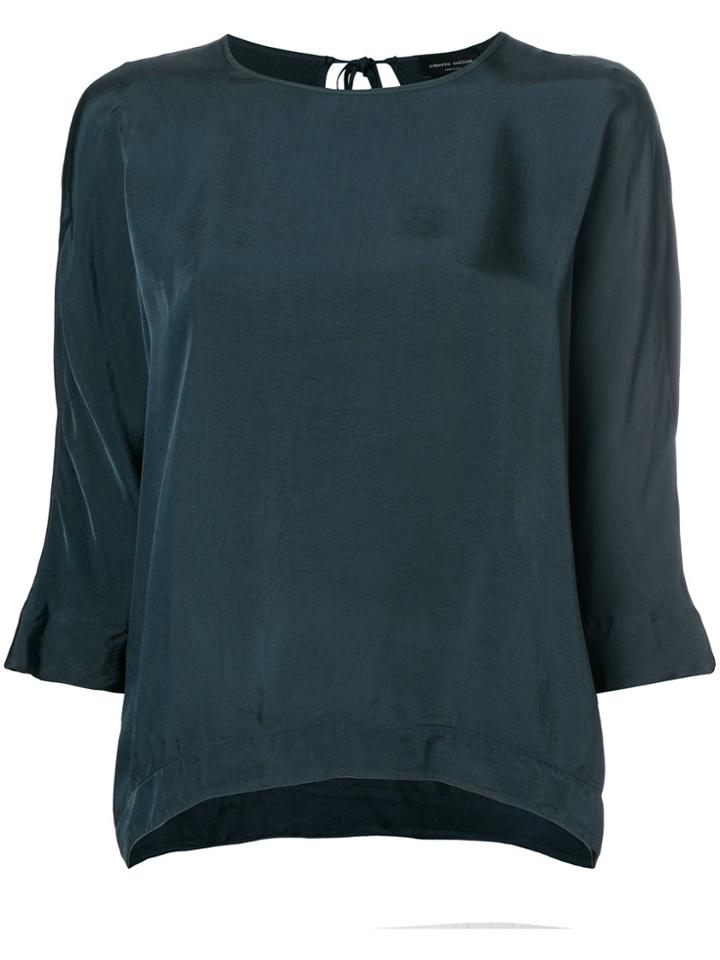 Roberto Collina Round Neck Blouse - Green
