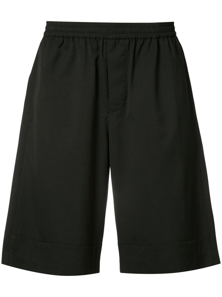 Stampd - Elasticated Waistband Track Shorts - Men - Cotton - Xl, Black, Cotton