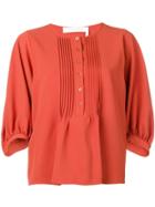 See By Chloé Button Down Collar Blouse - Brown