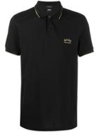 Boss Hugo Boss Gold Tipped Polo Shirt - Black