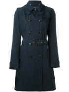 Woolrich Woolen Mills Classic Trench Coat, Women's, Size: Small, Blue, Polyester/polyamide