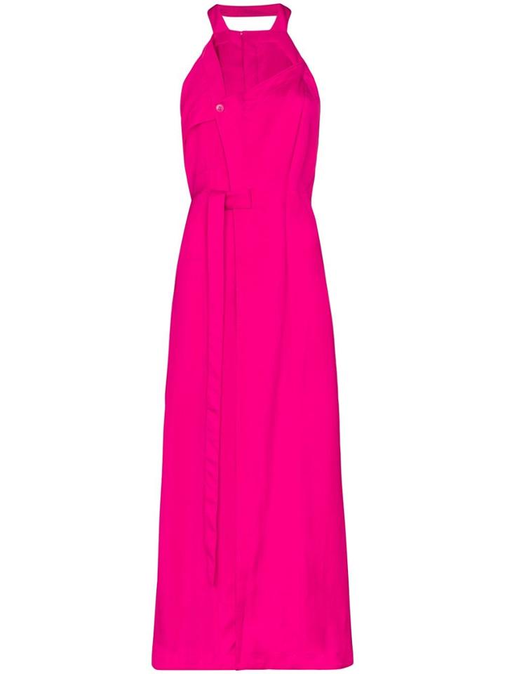 Jacquemus Jacquemus La Robe Marco Halter Neck Back - Pink