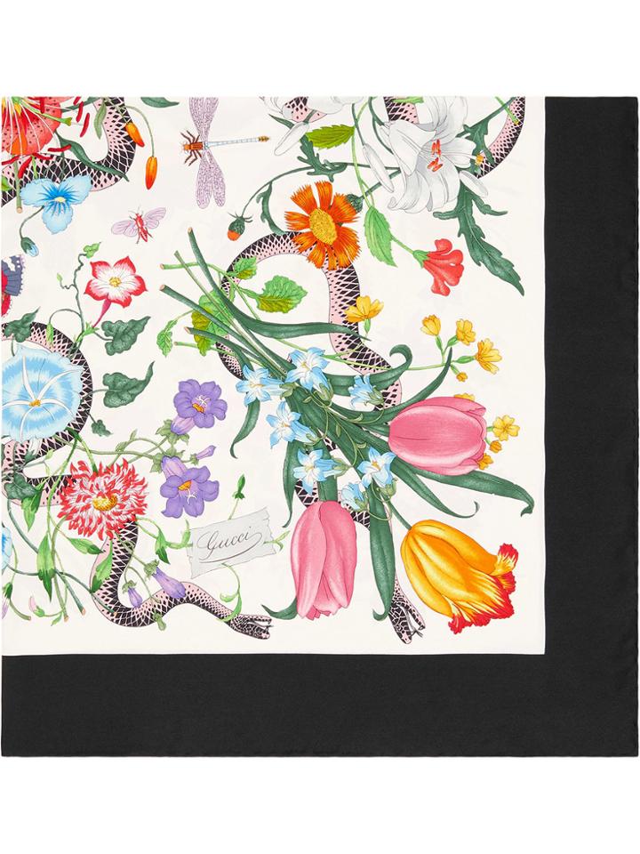 Gucci Blooms Scarf - Multicolour
