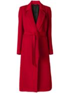 Tagliatore Belted Waist Coat - Red