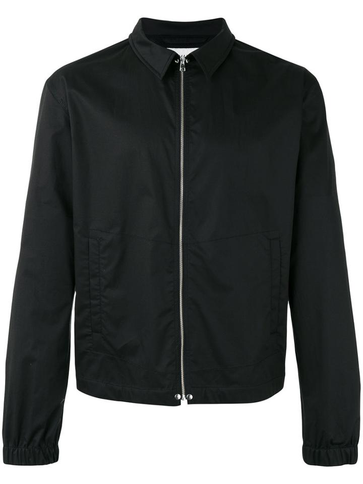 Lemaire Elasticated Cuffs Lightweight Jacket, Men's, Size: 48, Black, Cotton/spandex/elastane/polyester