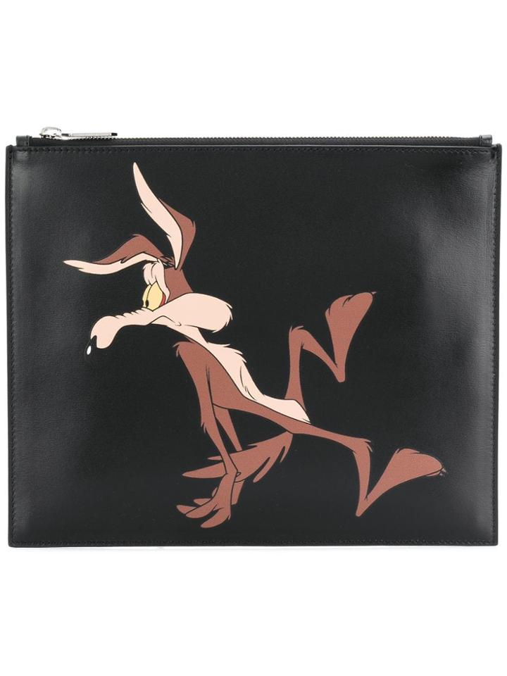 Calvin Klein 205w39nyc Looney Tunes Print Clutch - Black