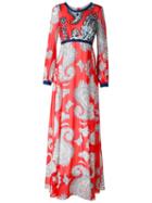 Manoush - Paisley Print Maxi Dress - Women - Cotton/nylon/polyester - 36, Red, Cotton/nylon/polyester