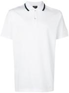 Paul & Shark Contrast-collar Polo Shirt - White