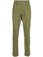 Publish Straight Leg Trousers, Men's, Size: 32, Green, Cotton