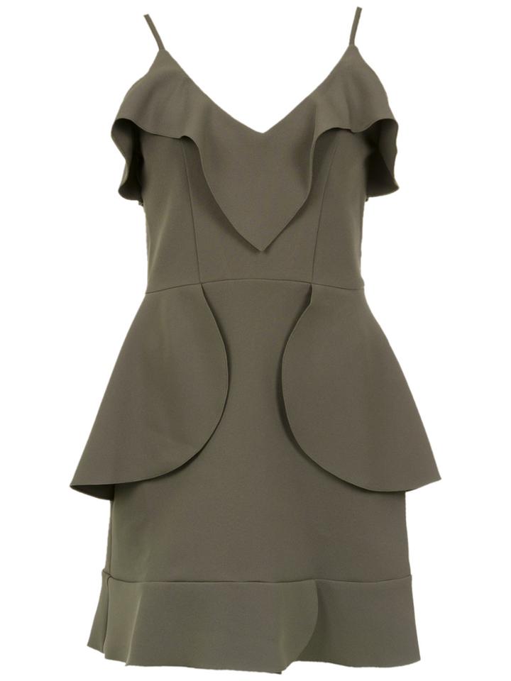 Olympiah Sol Ruffled Dress - Green