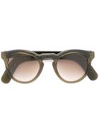 Cutler & Gross Round Frame Sunglasses - Green
