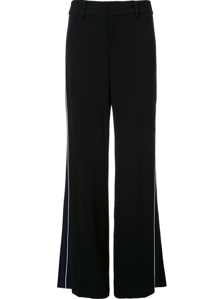 Derek Lam 10 Crosby Wide-leg Trousers, Women's, Size: 4, Black, Polyester/triacetate