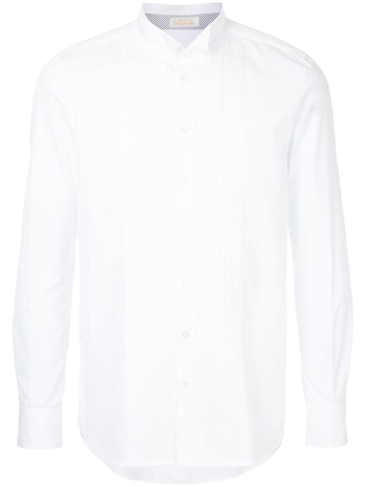 Education From Young Machines Front Placket Shirt - White
