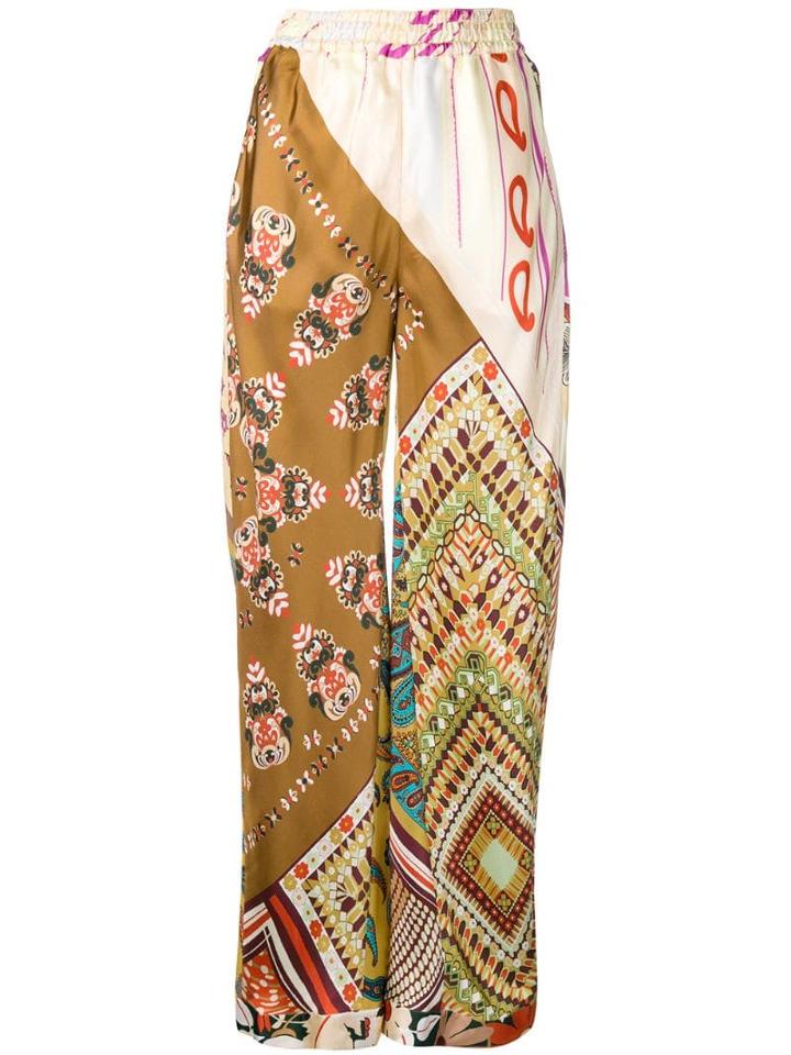 Chloé Caravan Pyjama-style Trousers - Brown