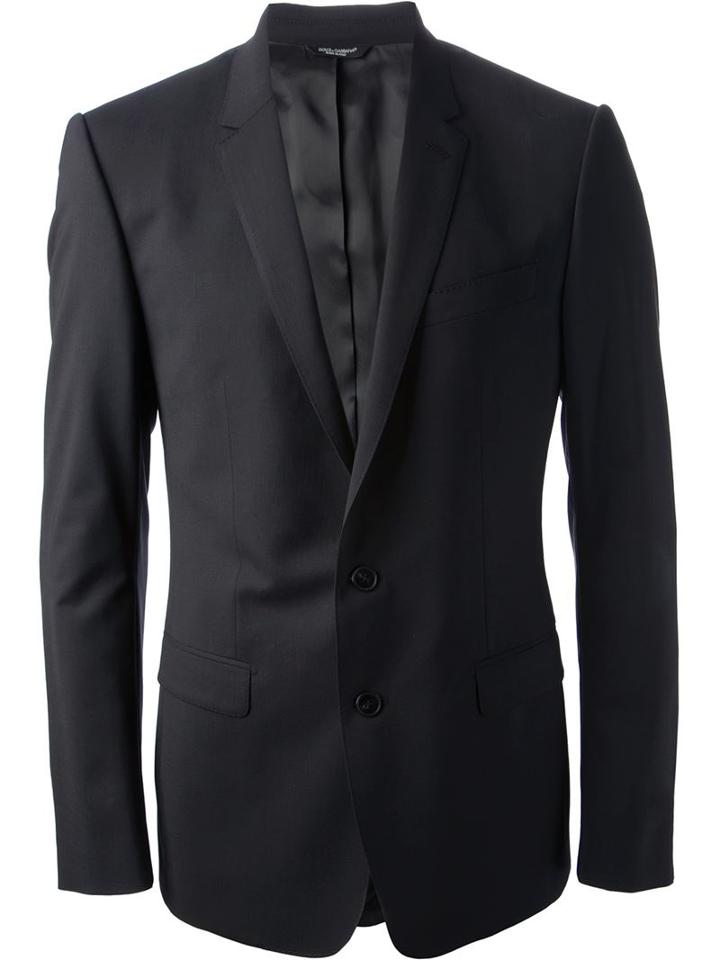 Dolce & Gabbana Two Piece Suit, Men's, Size: 50, Blue, Spandex/elastane/virgin Wool/viscose/cupro