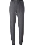 Michael Kors Drawstring Slim-fit Trousers, Women's, Size: 30, Grey, Wool/polyamide/spandex/elastane/polyester