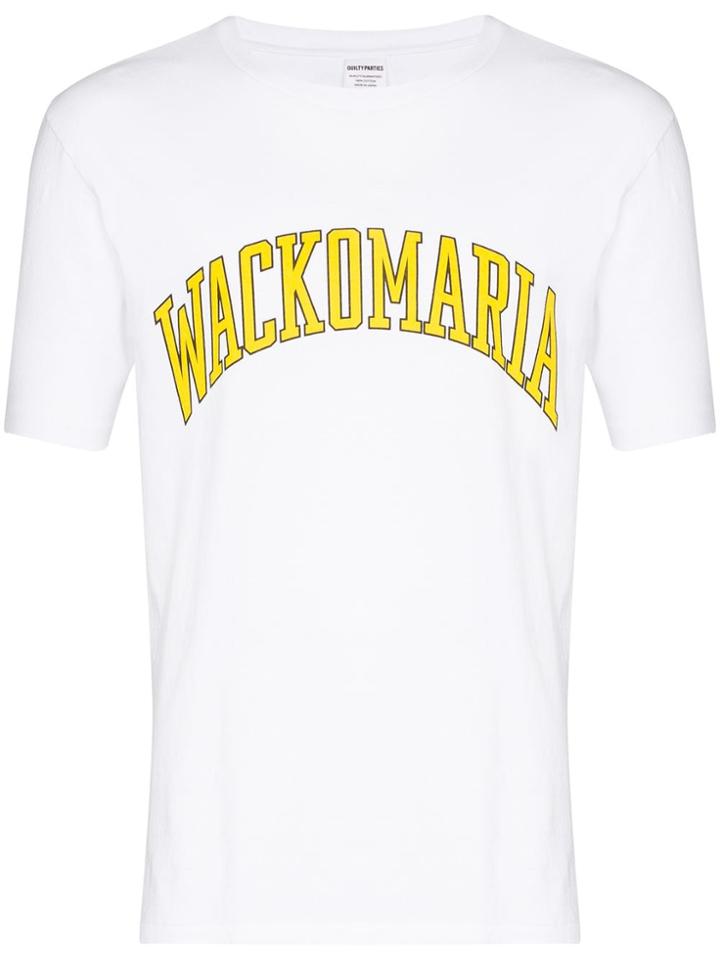 Wacko Maria Logo Print T-shirt - White