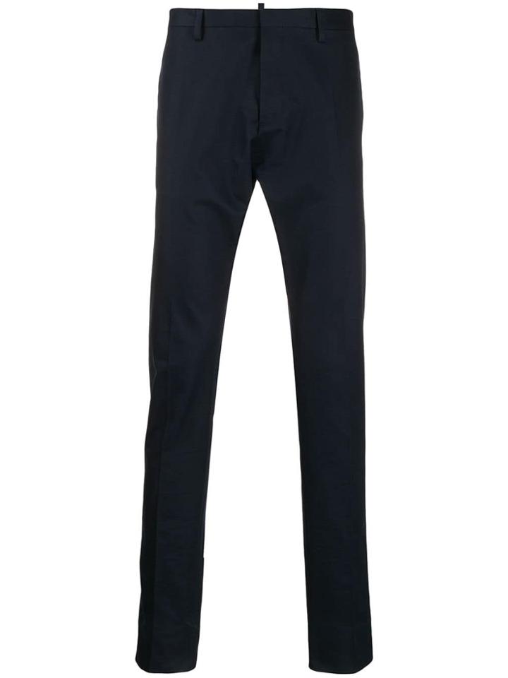 Dsquared2 Slim-fit Tailored Trousers - Blue