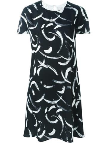 Eggs Brushstroke Print Dress