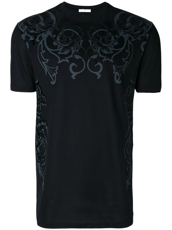 Versace Collection Arabesque Print T-shirt - Black