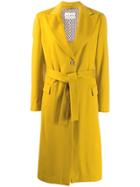 Etro Tie Waist Coat - Yellow