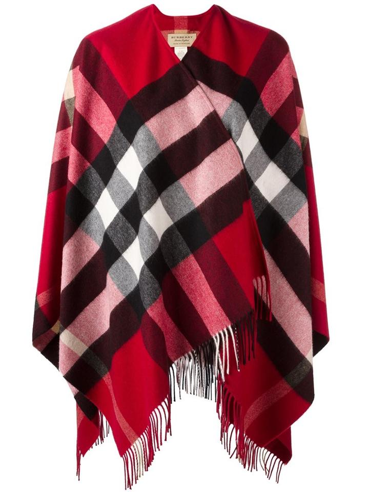 Burberry Checked Cape