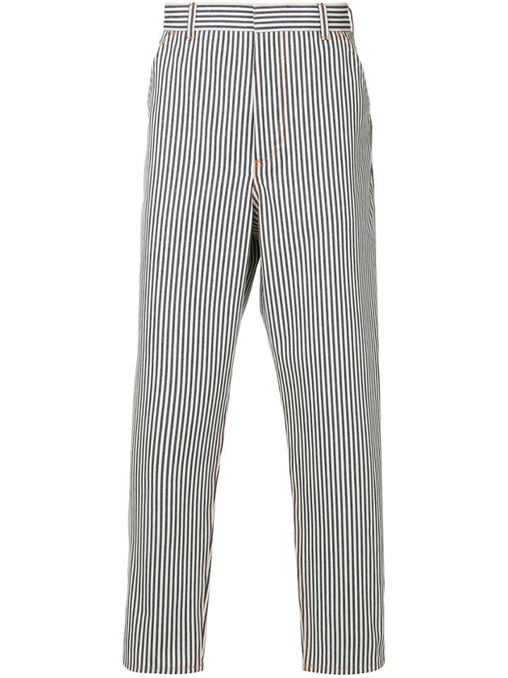 H Beauty & Youth Striped Trousers - Blue