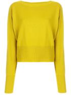 Theory Relaxed Boat Pullover - Yellow & Orange
