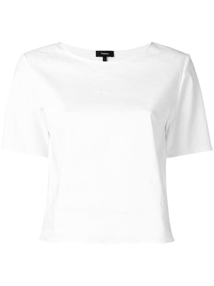 Theory Woven T-shirt - White