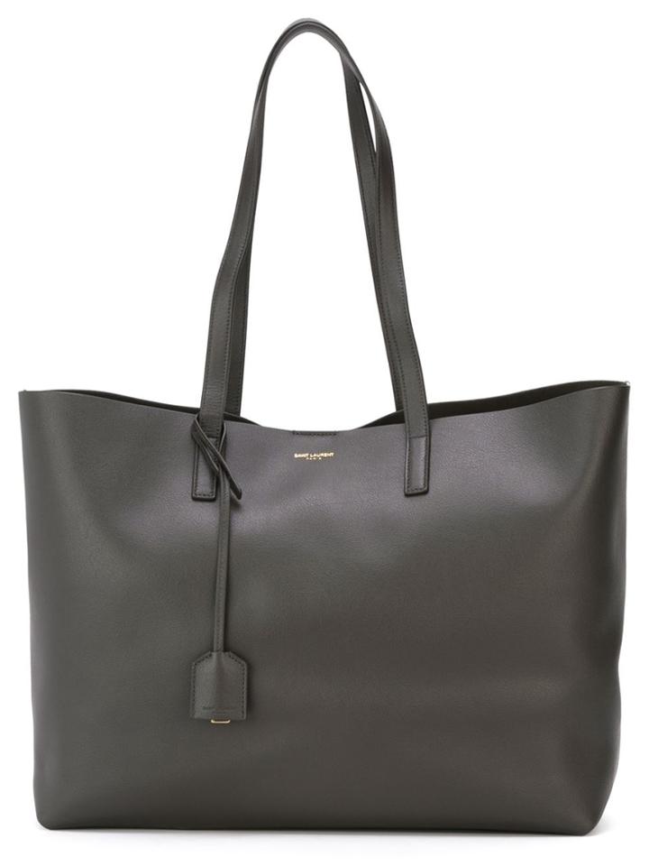 Saint Laurent Large Shopper Tote - Grey