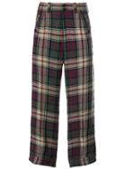 Gucci Check Trousers - Green