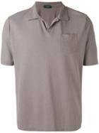 Zanone - Front Pocket Polo Shirt - Men - Cotton - 52, Brown, Cotton