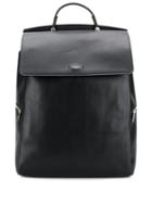 Furla Leather Zip Detail Backpack - Black