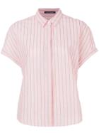 Luisa Cerano Striped Shirt - Pink