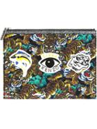 Kenzo Multi Logo Clutch