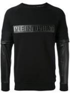 Plein Sport - Contrast Sleeve Sweatshirt - Men - Cotton/polyester - L, Black
