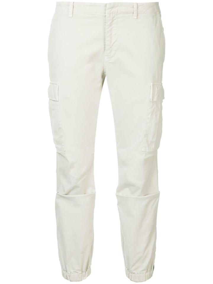 Nili Lotan Slim-fit Cargo Trousers - Neutrals